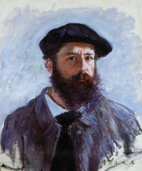 Claude Oscar Monet : Self Portrait with a Beret